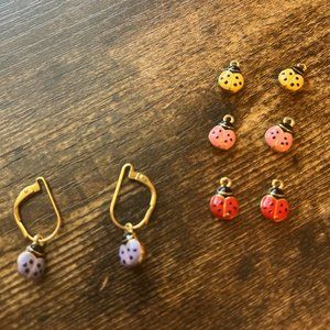 COPY - Vintage Joan Rivers Ladybug Earrings